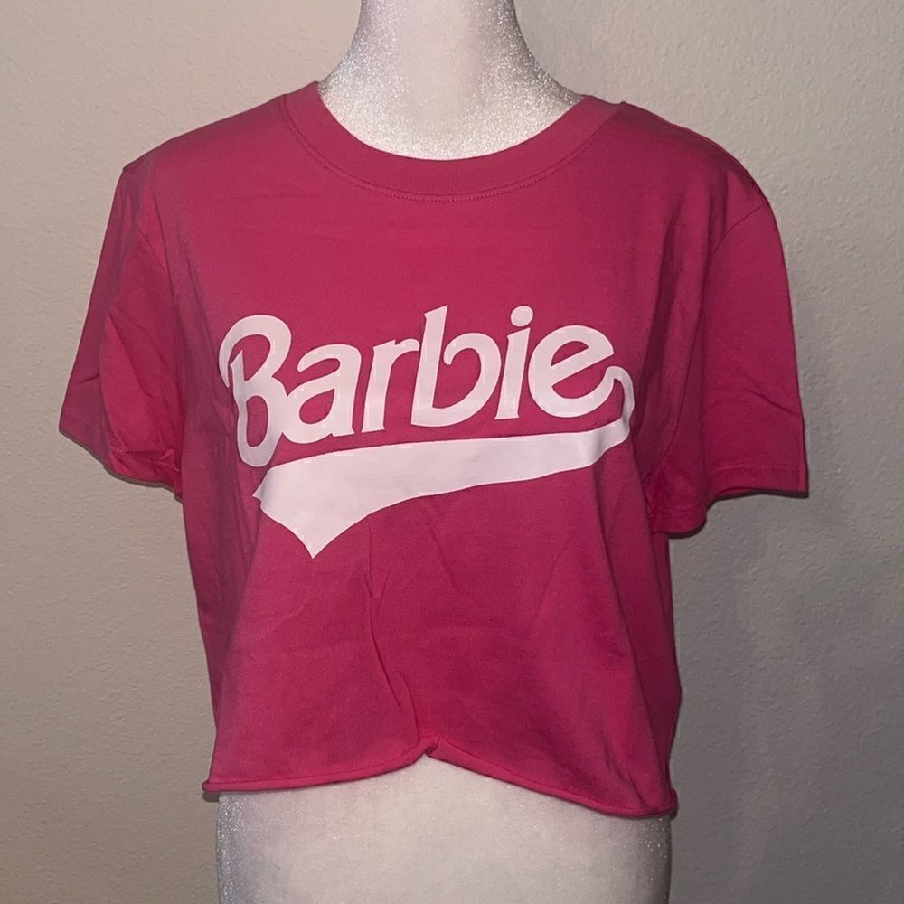 Barbie x Forever 21 crop top tee NWOT